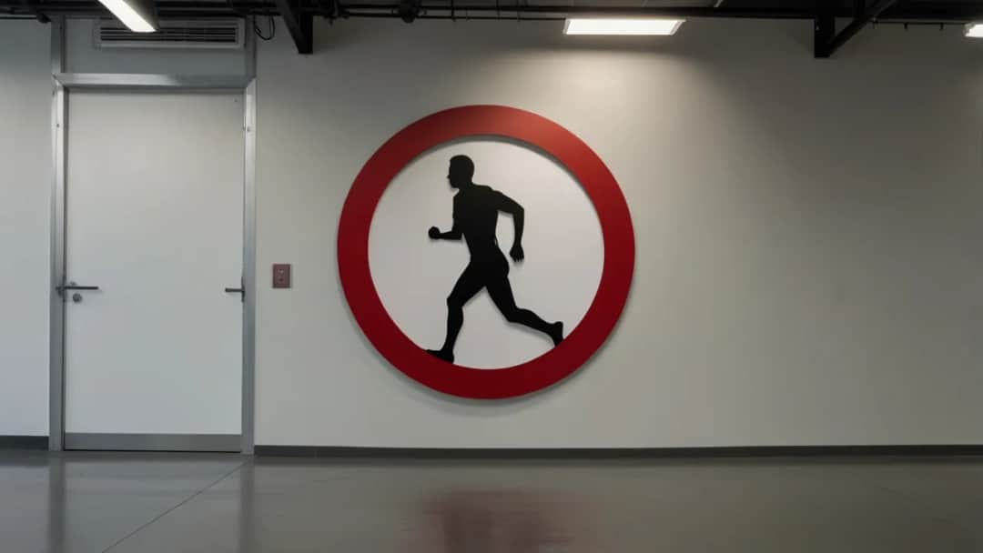 Znak zakazu biegania: znaczenie, zastosowanie i przepisy BHP