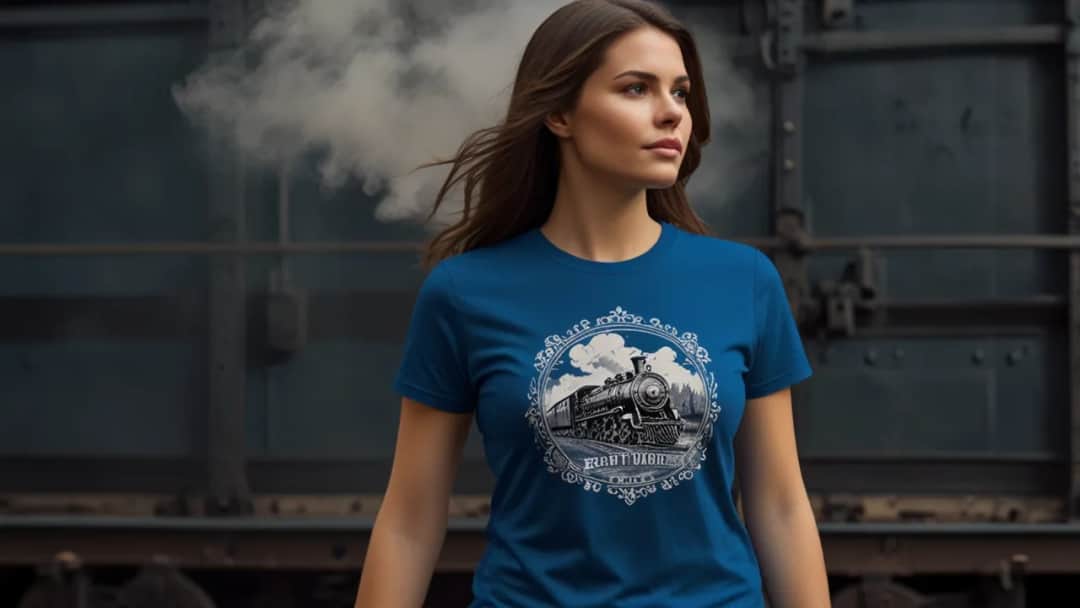 Bluzki z pociągiem: modny trend dla fanów kolejnictwa